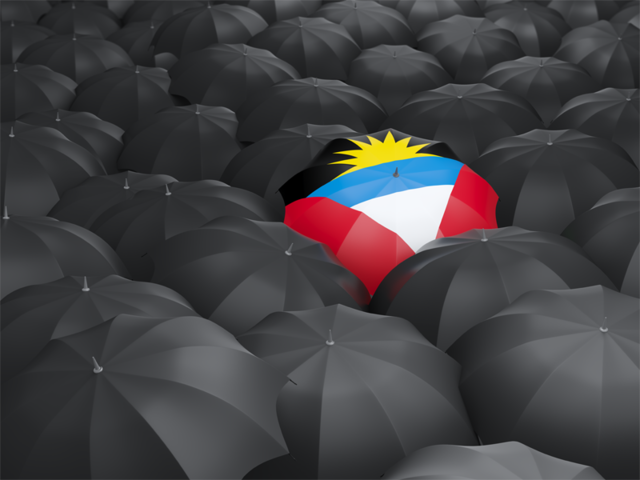 Umbrella with flag. Download flag icon of Antigua and Barbuda at PNG format