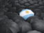 Argentina. Umbrella with flag. Download icon.