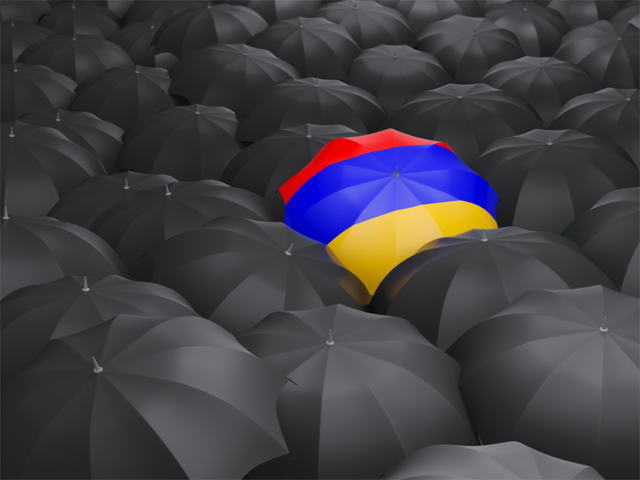 Umbrella with flag. Download flag icon of Armenia at PNG format