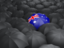 Australia. Umbrella with flag. Download icon.