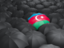 Azerbaijan. Umbrella with flag. Download icon.