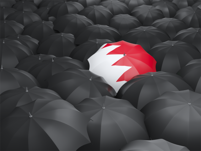 Umbrella with flag. Download flag icon of Bahrain at PNG format