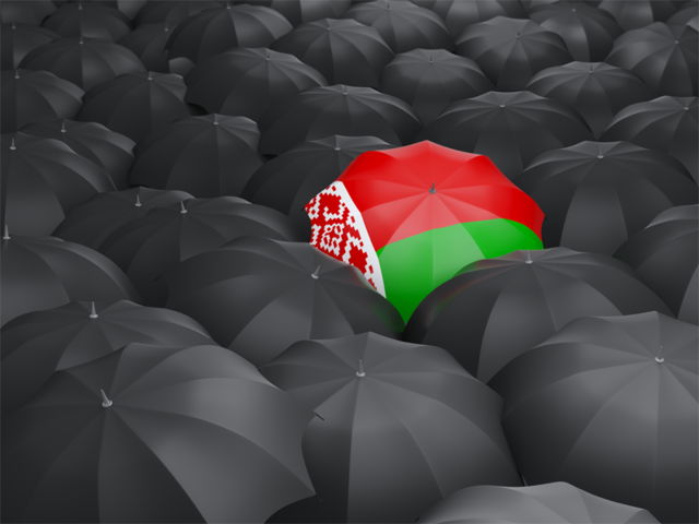 Umbrella with flag. Download flag icon of Belarus at PNG format