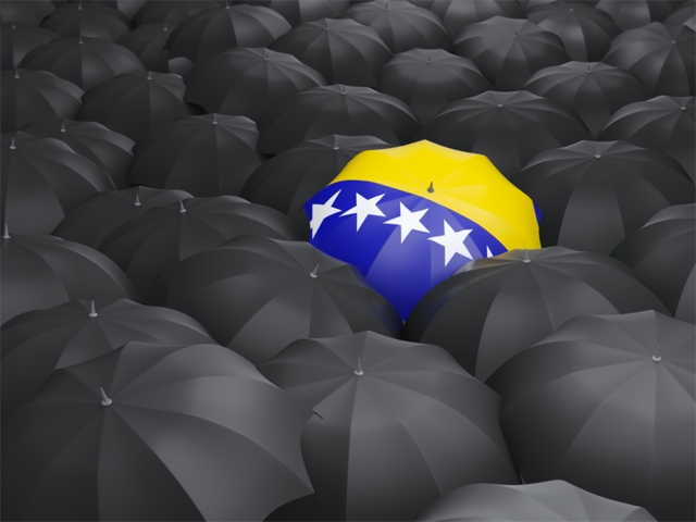 Umbrella with flag. Download flag icon of Bosnia and Herzegovina at PNG format