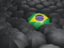 Brazil. Umbrella with flag. Download icon.