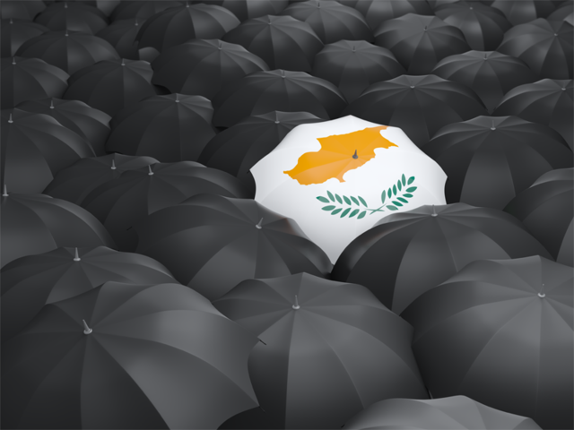 Umbrella with flag. Download flag icon of Cyprus at PNG format