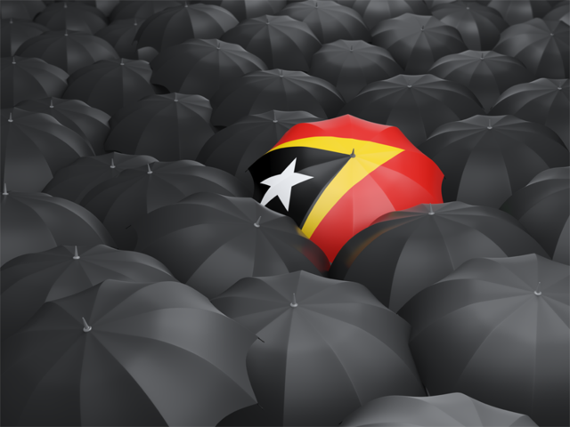 Umbrella with flag. Download flag icon of East Timor at PNG format