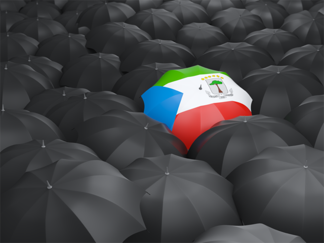 Umbrella with flag. Download flag icon of Equatorial Guinea at PNG format