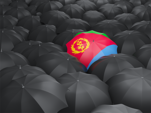 Umbrella with flag. Download flag icon of Eritrea at PNG format