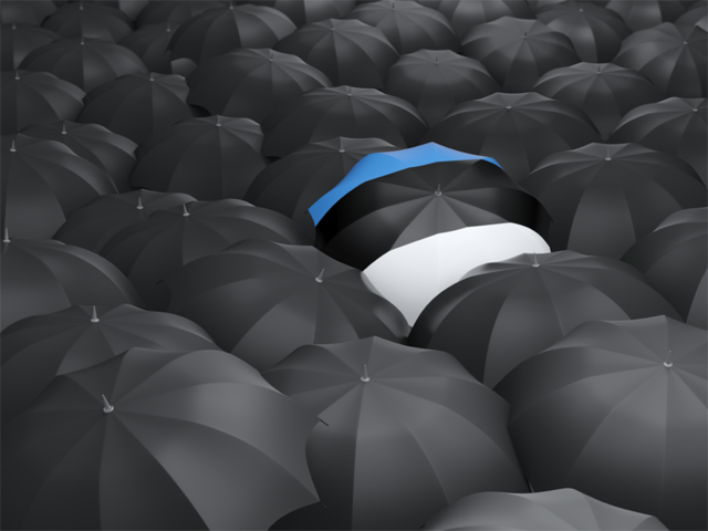 Umbrella with flag. Download flag icon of Estonia at PNG format