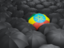 Ethiopia. Umbrella with flag. Download icon.