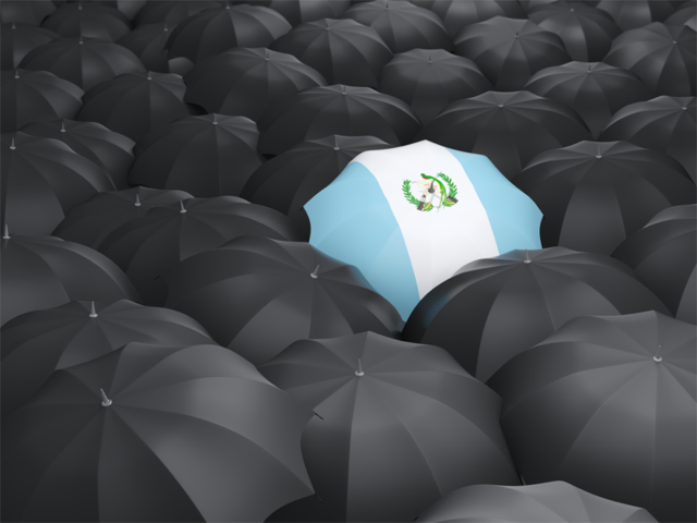 Umbrella with flag. Download flag icon of Guatemala at PNG format