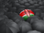 Kenya. Umbrella with flag. Download icon.