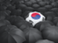 Южная Корея. Зонтик с флагом. Скачать иконку.