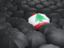 Lebanon. Umbrella with flag. Download icon.