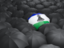 Lesotho. Umbrella with flag. Download icon.