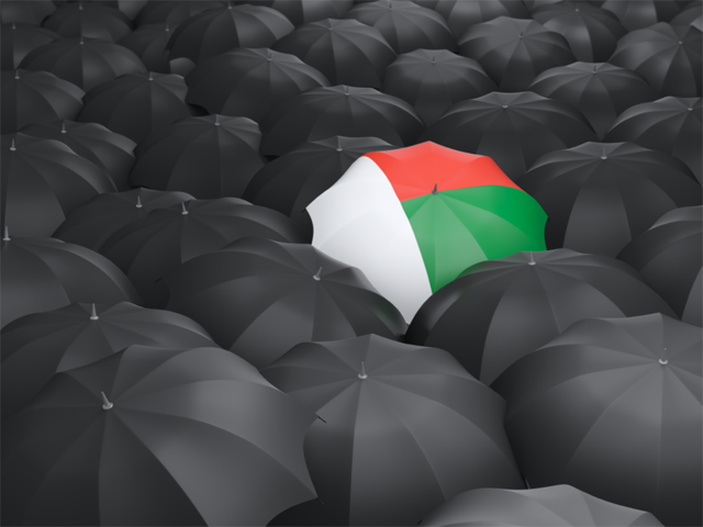 Umbrella with flag. Download flag icon of Madagascar at PNG format