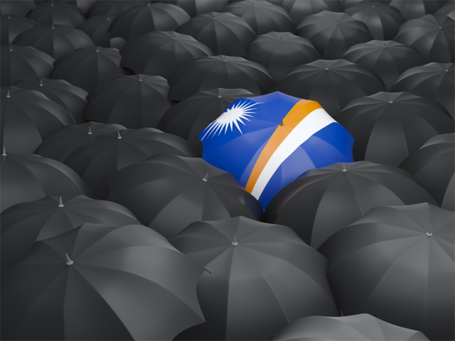Umbrella with flag. Download flag icon of Marshall Islands at PNG format