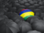 Mauritius. Umbrella with flag. Download icon.