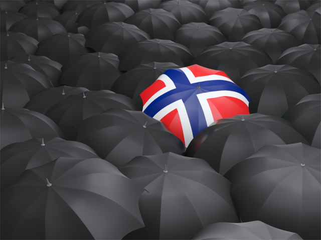 Umbrella with flag. Download flag icon of Norway at PNG format