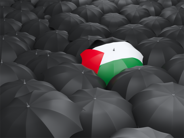 Umbrella with flag. Download flag icon of Palestinian territories at PNG format