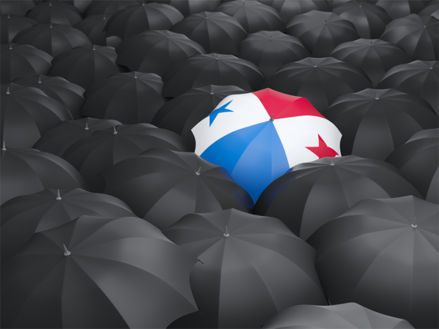 Umbrella with flag. Download flag icon of Panama at PNG format