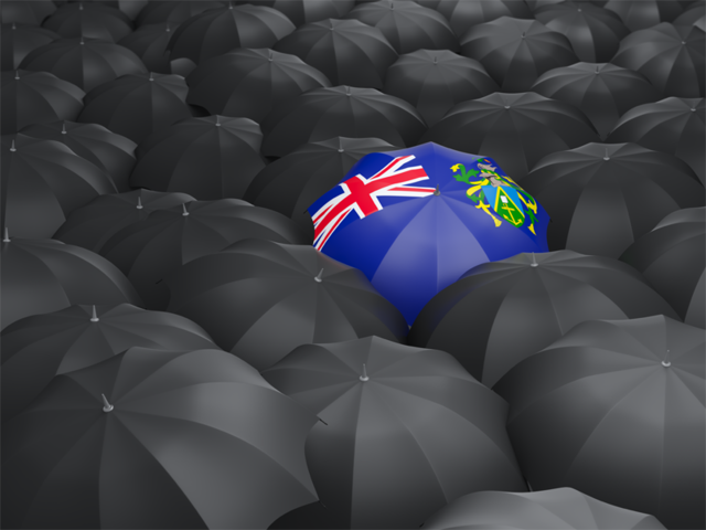 Umbrella with flag. Download flag icon of Pitcairn Islands at PNG format