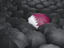 Qatar. Umbrella with flag. Download icon.