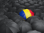 Romania. Umbrella with flag. Download icon.