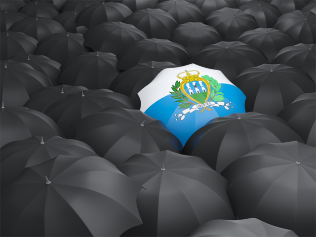Umbrella with flag. Download flag icon of San Marino at PNG format