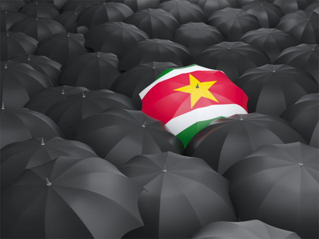 Umbrella with flag. Download flag icon of Suriname at PNG format