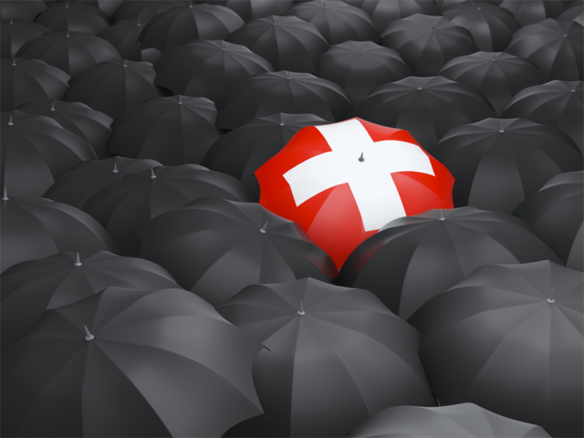 Umbrella with flag. Download flag icon of Switzerland at PNG format