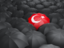 Turkey. Umbrella with flag. Download icon.