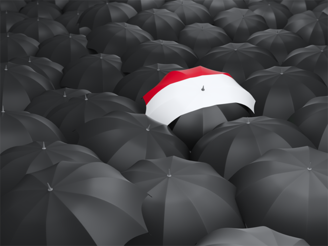 Umbrella with flag. Download flag icon of Yemen at PNG format