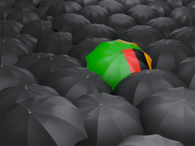 Umbrella with flag. Download flag icon of Zambia at PNG format