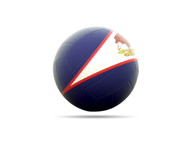 Volleyball icon. Download flag icon of American Samoa at PNG format