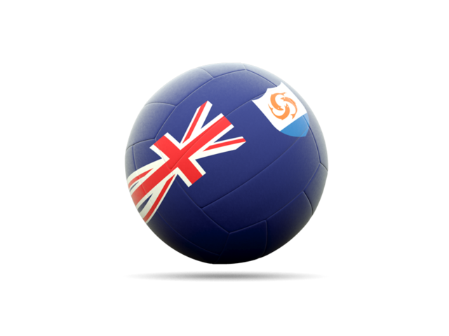 Volleyball icon. Download flag icon of Anguilla at PNG format