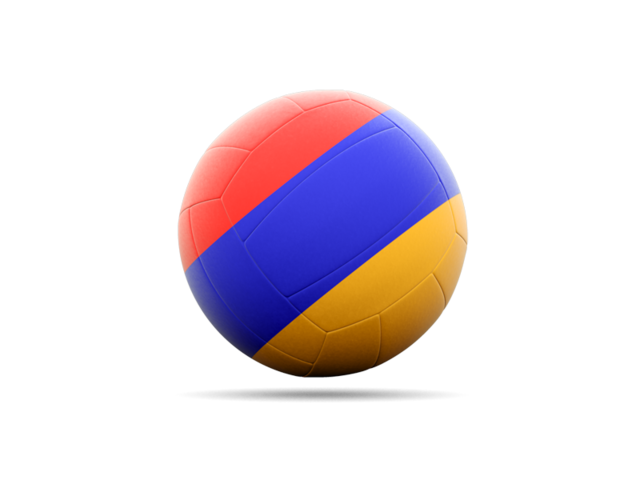 Volleyball icon. Download flag icon of Armenia at PNG format
