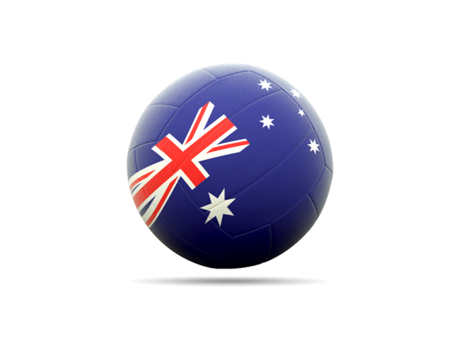 Volleyball icon. Download flag icon of Australia at PNG format