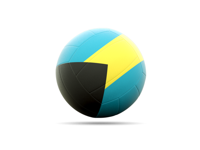 Volleyball icon. Download flag icon of Bahamas at PNG format