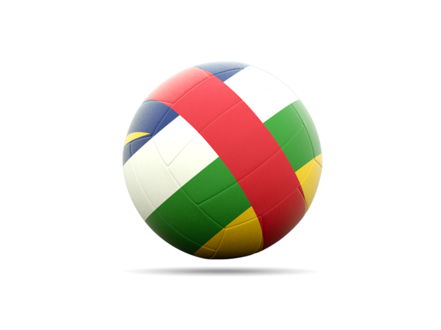 Volleyball icon. Download flag icon of Central African Republic at PNG format