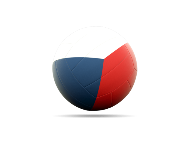 Volleyball icon. Download flag icon of Czech Republic at PNG format