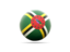Dominica. Volleyball icon. Download icon.