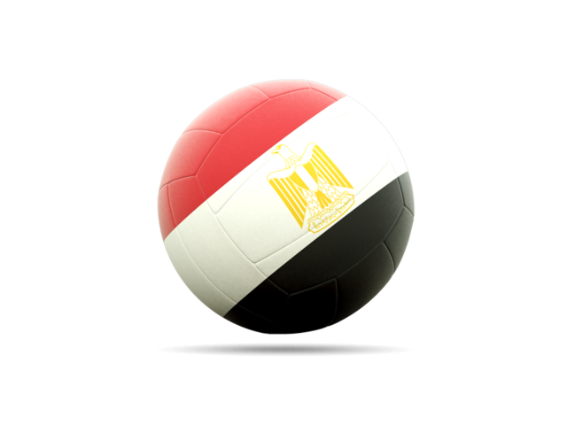 Volleyball icon. Download flag icon of Egypt at PNG format