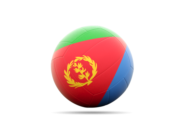 Volleyball icon. Download flag icon of Eritrea at PNG format
