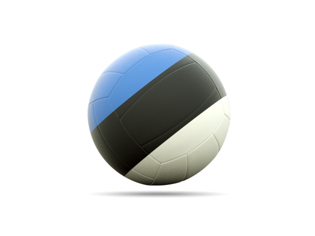 Volleyball icon. Download flag icon of Estonia at PNG format