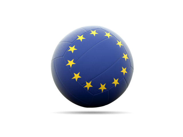 Volleyball icon. Download flag icon of European Union at PNG format