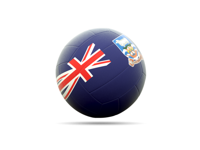 Volleyball icon. Download flag icon of Falkland Islands at PNG format