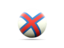 Faroe Islands. Volleyball icon. Download icon.