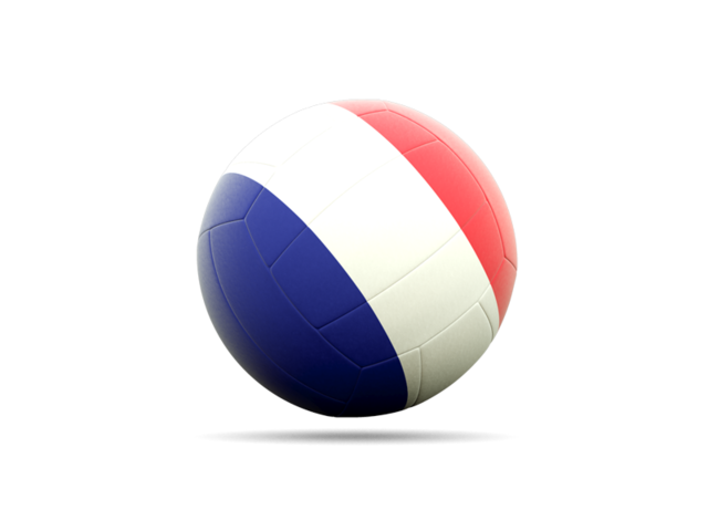 Volleyball icon. Download flag icon of France at PNG format